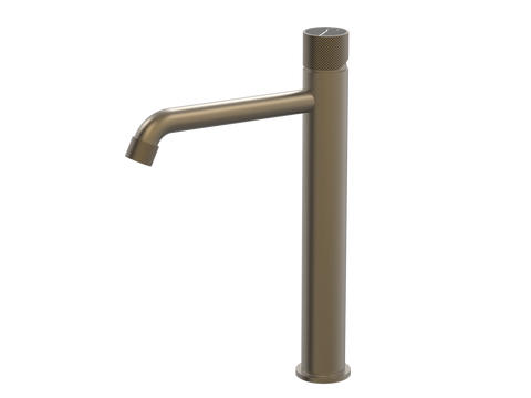 Tapware ParTaps IDK Marble Hob Basin Tower Mixer with Marble Colour: Antique Bronze Insert: Nero Marble Place & Palette