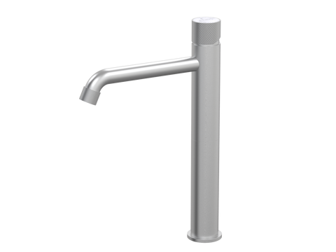 Tapware ParTaps IDK Marble Hob Basin Tower Mixer with Marble Colour: Satin Pearl Insert: Bianco Marble Place & Palette