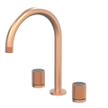 Tapware ParTaps IDK Marble Sink Set Hob Swivel Colour: Brushed Copper Insert: Nero Marble Place & Palette