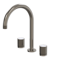 Tapware ParTaps IDK Marble Sink Set Hob Swivel Colour: Brushed Gunmetal Insert: Bianco Marble Place & Palette