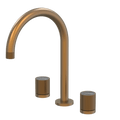 Tapware ParTaps IDK Marble Sink Set Hob Swivel Colour: Burnished Insert: Nero Marble Place & Palette