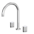 Tapware ParTaps IDK Marble Sink Set Hob Swivel Colour: Chrome Insert: Bianco Marble Place & Palette
