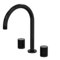 Tapware ParTaps IDK Marble Sink Set Hob Swivel Colour: Midnight Black Insert: Nero Marble Place & Palette