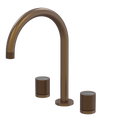 Tapware ParTaps IDK Marble Sink Set Hob Swivel Colour: Native Brass Insert: Nero Marble Place & Palette