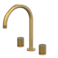 Tapware ParTaps IDK Marble Sink Set Hob Swivel Colour: Rumbled Brass Insert: Nero Marble Place & Palette