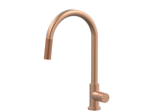 Tapware ParTaps IDK Sink Pull-Out Mixer Colour: Brushed Copper Style: Gooseneck Place & Palette