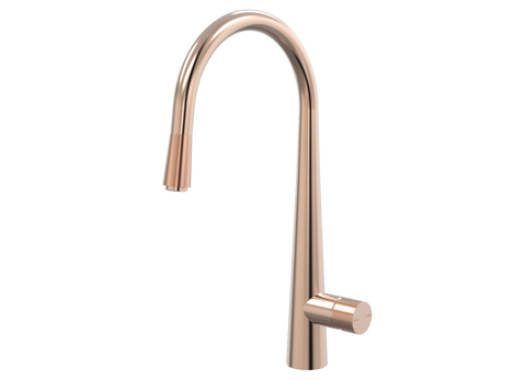 Tapware ParTaps IDK Sink Pull-Out Mixer Colour: Brushed Rose Gold Style: Original Place & Palette