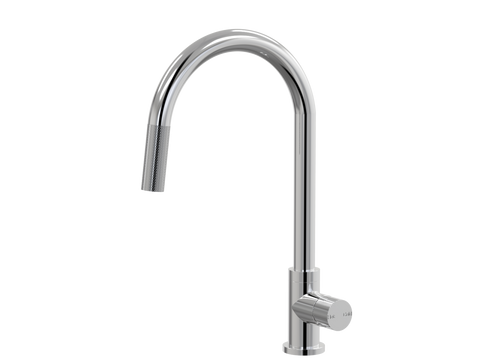 Tapware ParTaps IDK Sink Pull-Out Mixer Colour: Chrome Style: Gooseneck Place & Palette