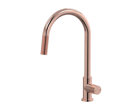 Tapware ParTaps IDK Sink Pull-Out Mixer Colour: Copper Style: Gooseneck Place & Palette