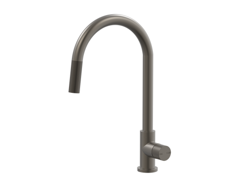 Tapware ParTaps IDK Sink Pull-Out Mixer Colour: Gunmetal Style: Gooseneck Place & Palette