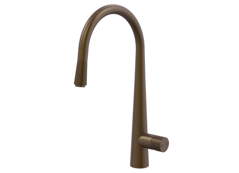 Tapware ParTaps IDK Sink Pull-Out Mixer Colour: Native Brass Style: Original Place & Palette