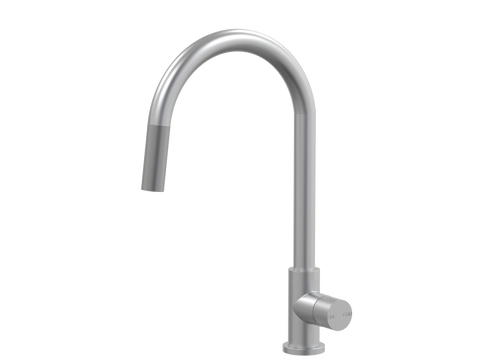 Tapware ParTaps IDK Sink Pull-Out Mixer Colour: Satin Pearl Style: Gooseneck Place & Palette