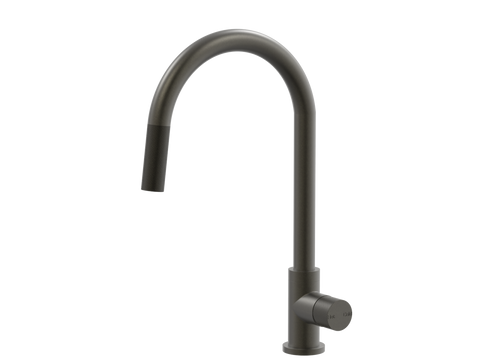 Tapware ParTaps IDK Sink Pull-Out Mixer Colour: Volcanic Grey Style: Gooseneck Place & Palette