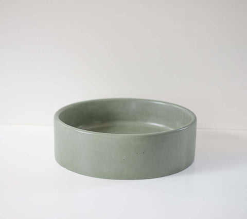 Basins Sticks & Stone Co Concrete Polished Round Basin Colour: Maleny Place & Palette