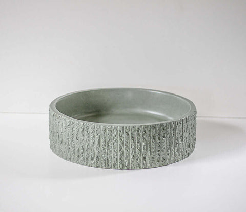 Basins Sticks & Stone Co Concrete Round Rugged Basin Colour: Maleny Place & Palette