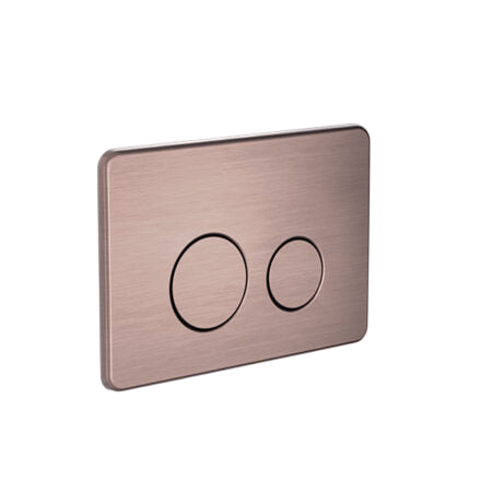 Toilets Nero In Wall Toilet Push Flush Plate Colour: Brushed Bronze Place & Palette