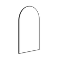 Mirrors Thermogroup Arch Framed Mirror Colour: Black Demister: With Demister Place & Palette