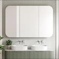 Mirrors Timberline Jazz Arch Shaving Cabinet Size: W 400mm / Single Door Place & Palette