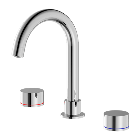 Tapware Nero Kara Basin Set Colour: Chrome Place & Palette