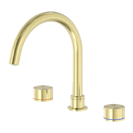 Tapware Nero Kara Bath Set Colour: Brushed Gold Place & Palette