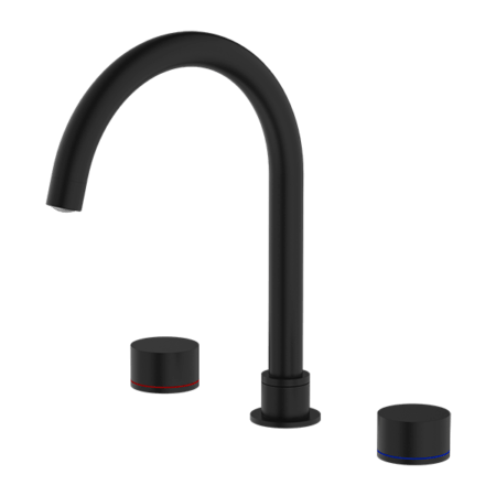 Tapware Nero Kara Kitchen Set Colour: Matte Black Place & Palette