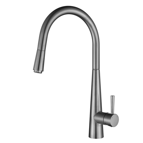 Tapware Modern National Kasper Pull Out Kitchen Mixer Colour: Pvd Brushed Nickel Place & Palette