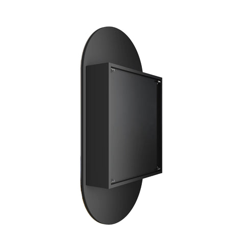 Mirrors Thermogroup Pill-Shaped Mirror Cabinet Colour: White Place & Palette