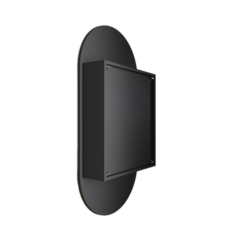 Mirrors Thermogroup Pill-Shaped Mirror Cabinet Colour: White Place & Palette