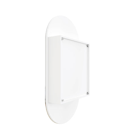 Mirrors Thermogroup Pill-Shaped Mirror Cabinet Colour: White Place & Palette