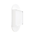 Mirrors Thermogroup Pill-Shaped Mirror Cabinet Colour: White Place & Palette