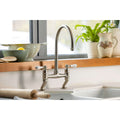 Tapware Turner Hastings Ludlow Double or Bridge Mixer Tap Colour: Chrome Style: Double Sink Place & Palette