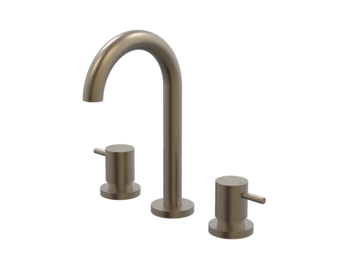 Tapware ParTaps Lugano Basin Set Swivel Colour: Antique Bronze Place & Palette