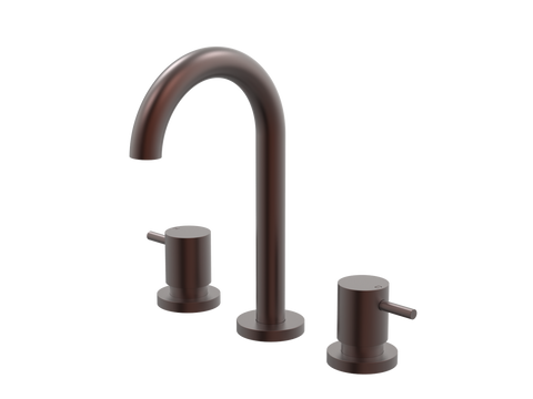 Tapware ParTaps Lugano Basin Set Swivel Colour: Antique Copper Place & Palette