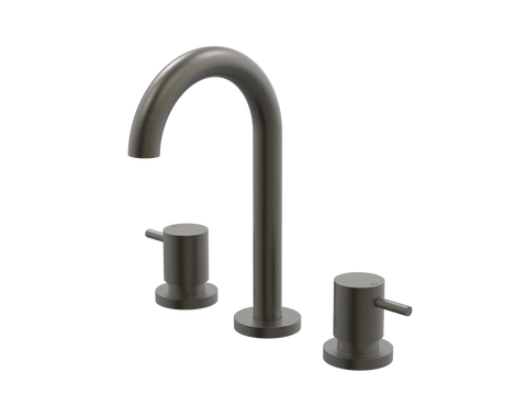 Tapware ParTaps Lugano Basin Set Swivel Colour: Volcanic Grey Place & Palette