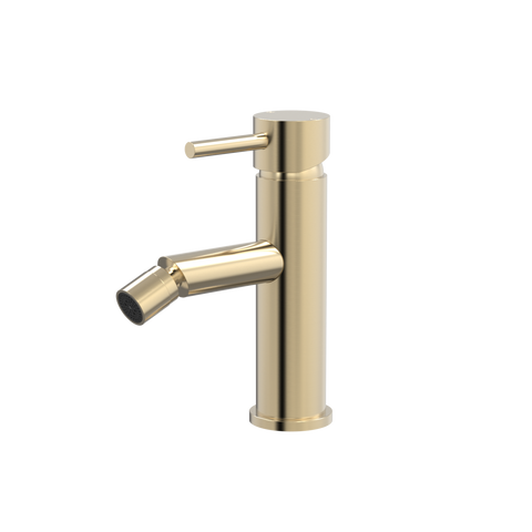 Tapware ParTaps Lugano Bidet Mixer Colour: Brushed Brass Gold Place & Palette