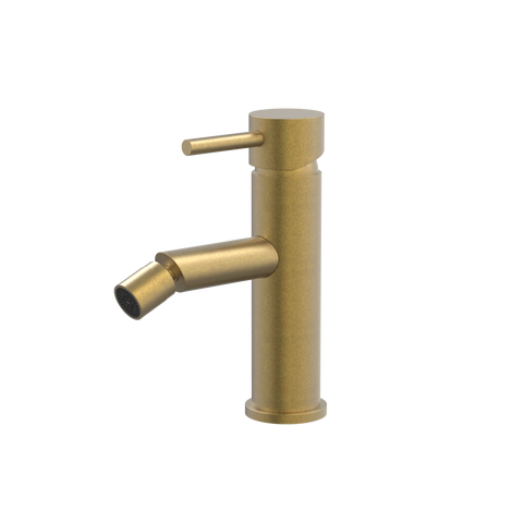 Tapware ParTaps Lugano Bidet Mixer Colour: Rumbled Brass Place & Palette