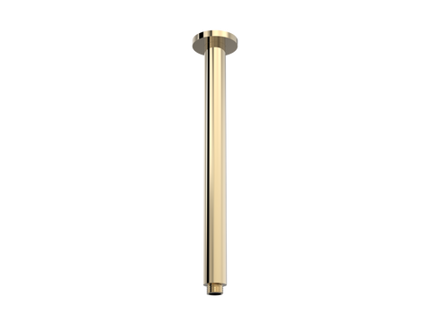 Showers ParTaps Lugano Ceiling Fixed Dropper Colour: Brass Gold Size: 300mm Place & Palette