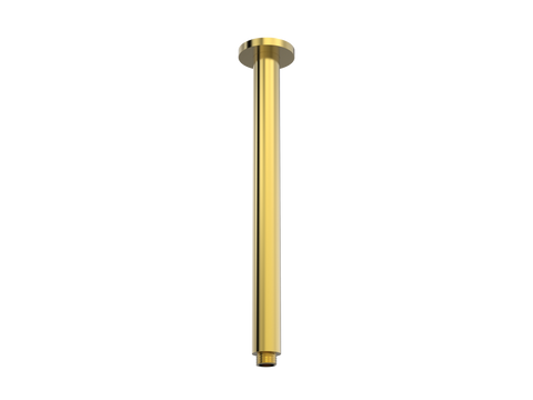 Showers ParTaps Lugano Ceiling Fixed Dropper Colour: Brushed Gold Size: 300mm Place & Palette