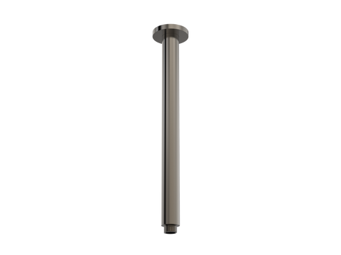 Showers ParTaps Lugano Ceiling Fixed Dropper Colour: Brushed Gunmetal Size: 300mm Place & Palette