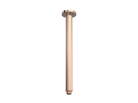 Showers ParTaps Lugano Ceiling Fixed Dropper Colour: Brushed Rose Gold Size: 300mm Place & Palette