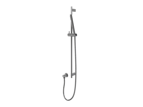 Showers ParTaps Lugano Handshower on Rail Colour: Black Sapphire Style: Single Function Place & Palette