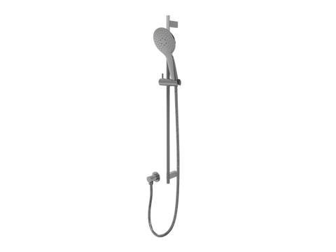 Showers ParTaps Lugano Handshower on Rail Colour: Black Sapphire Style: Three Function Place & Palette