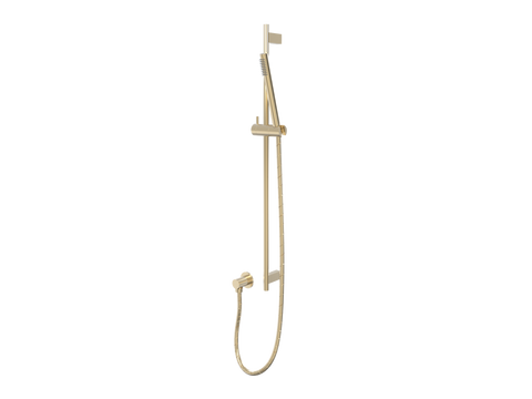 Showers ParTaps Lugano Handshower on Rail Colour: Brushed Brass Gold Style: Single Function Place & Palette