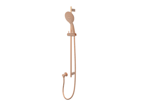 Showers ParTaps Lugano Handshower on Rail Colour: Brushed Copper Style: Three Function Place & Palette