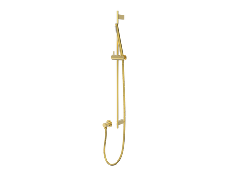 Showers ParTaps Lugano Handshower on Rail Colour: Brushed Gold Style: Single Function Place & Palette