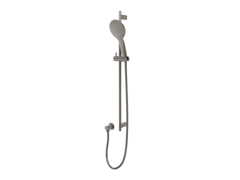 Showers ParTaps Lugano Handshower on Rail Colour: Brushed Gunmetal Style: Three Function Place & Palette