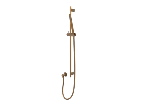 Showers ParTaps Lugano Handshower on Rail Colour: Burnished Style: Single Function Place & Palette