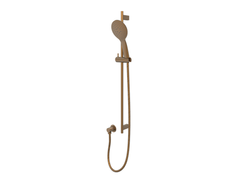 Showers ParTaps Lugano Handshower on Rail Colour: Burnished Style: Three Function Place & Palette