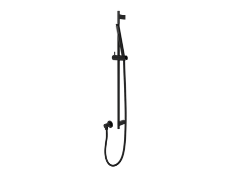 Showers ParTaps Lugano Handshower on Rail Colour: Midnight Black Style: Single Function Place & Palette