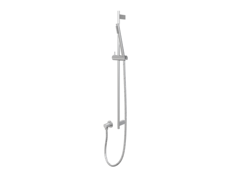 Showers ParTaps Lugano Handshower on Rail Colour: Satin Pearl Style: Single Function Place & Palette